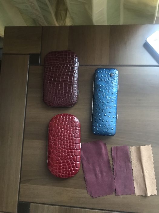 Набор для маникюра металл, кожа