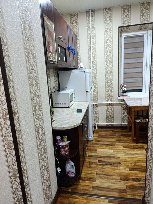 метро АЙБЕК, 1-ком 6-этаж 45m² ремонт+мебель+техника