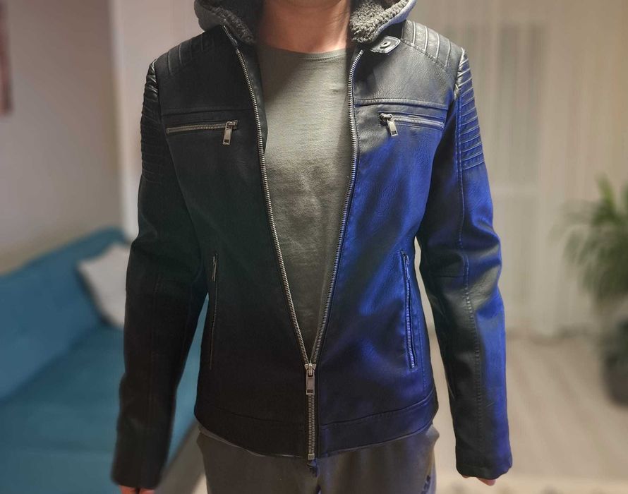 Geaca Barbati Marime M Imitatie Piele