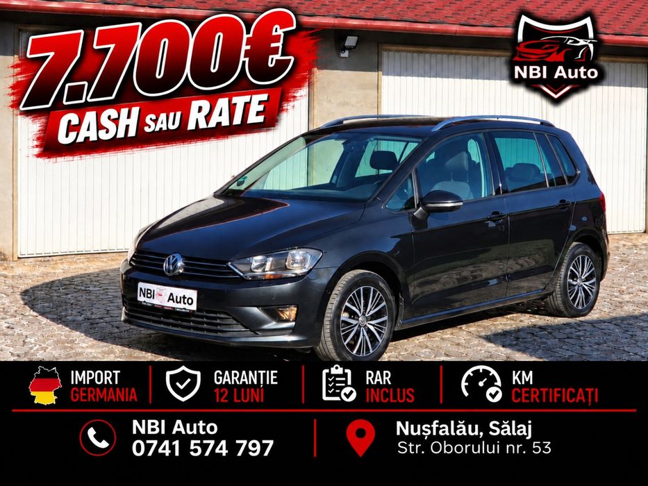 Volkswagen Golf 7 Sportsvan 1.6Tdi 110Cp E6 Model 2017 ALLSTAR *GARANTIE*RATE*