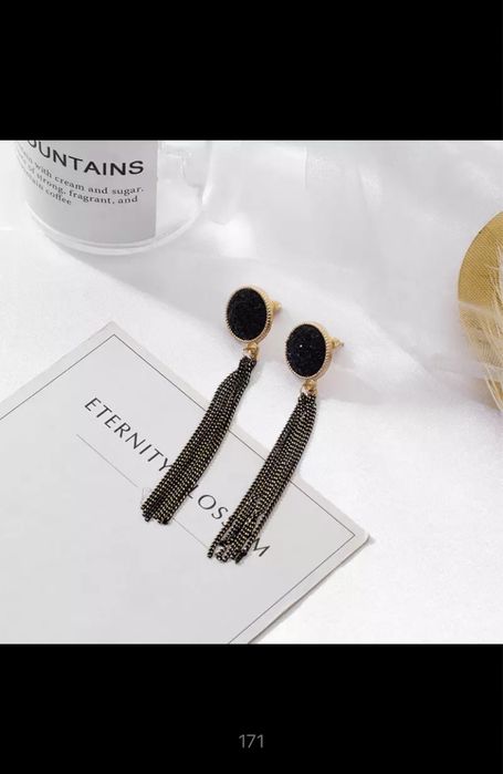 Обеци  -висящи