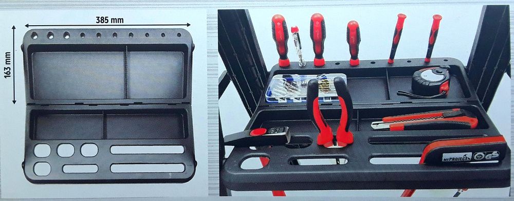 SET 2 capre pliabile pentru lucru din material plastic NOI