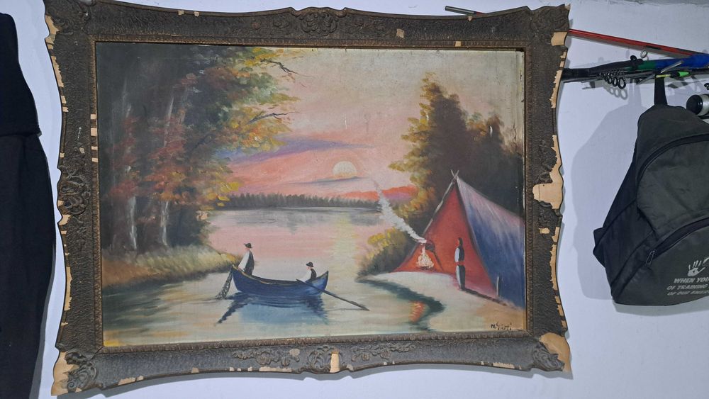 Tablou pictura pe pinza