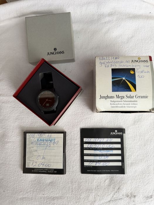 Ceas Junghans Mega Solar Ceramic – Full Set – Made in Germany