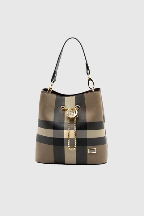 НОВО! ЛИКВИДАЦИЯ! Дамска чанта „Катания“ в каре