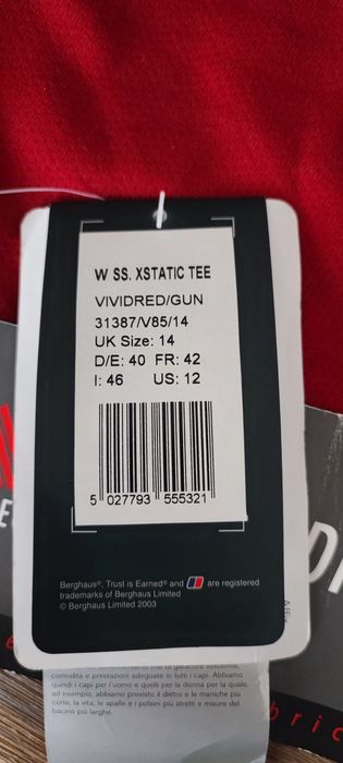 нова Berghaus ssxstatic tee размер-L