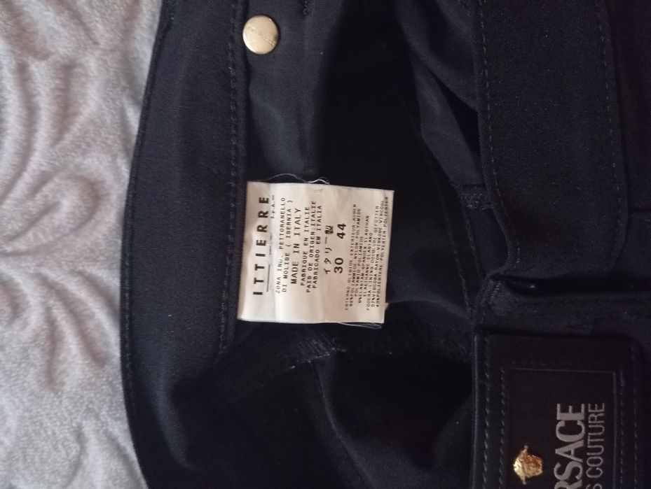 Черен панталон Версаче