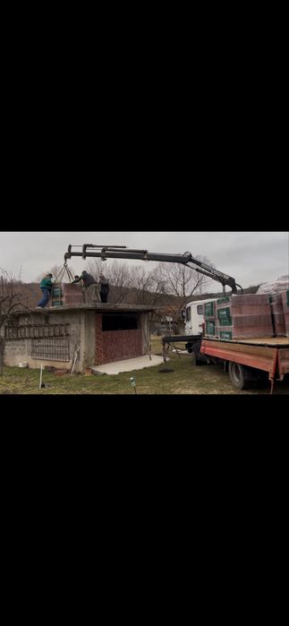 Транспорт с Кран и Самосвал! Услуги с Мини Багер и бобкат!