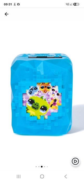 Jucarie interactiva Bitzee - Animalut digital, cutie albastra