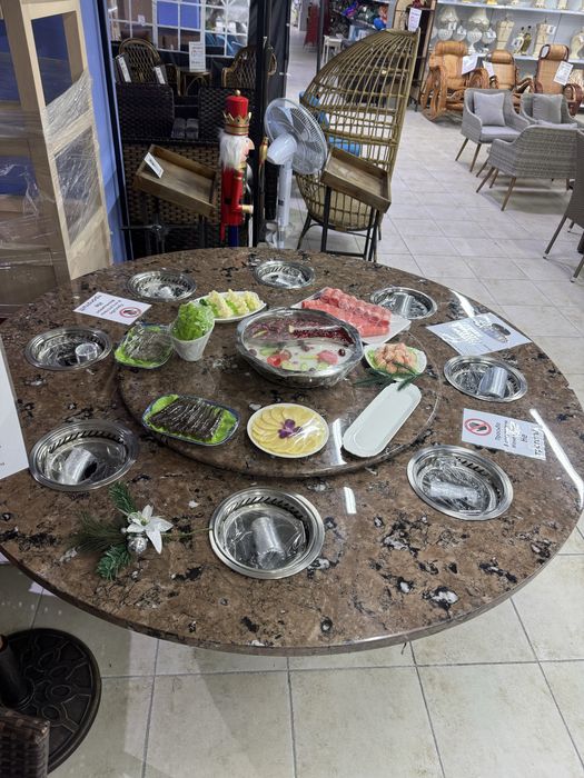 Каменный стол для хого