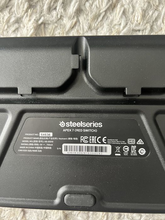 Tastatura steelseries apex 7