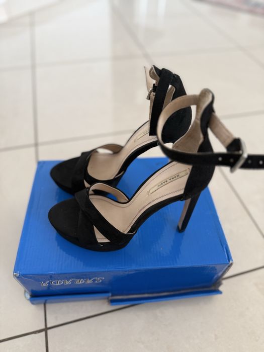 Sandale cu toc 12 cm Zara