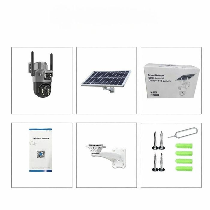 Camera video de Supraveghere cu panou solar de Vânzare