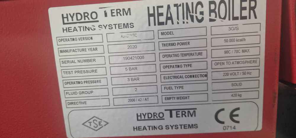 Автоматичен котел Hidroterm модел 3GS