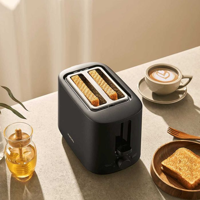 Тостер Xiaomi черный, глобальная версия, 1 год гарантии