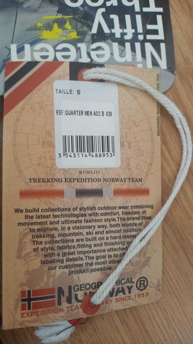 Pantaloni scurti Geographical Norway NOI cu eticheta
