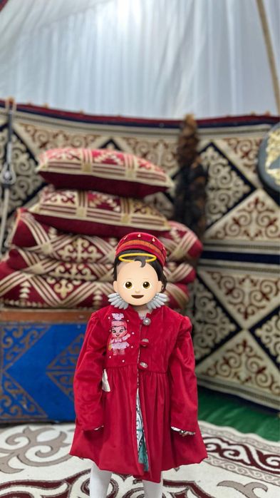 Камзол, тюбетейка, тюрбан для девочки