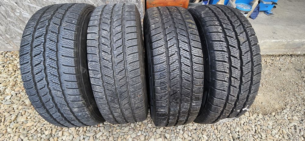 Jante cu anvelope Continental VanContactWinter 215/60 R17C 109/107 Ford Transit Custom 7jx17 5x160 ET.55 Senzori presiune