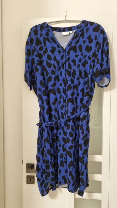 Rochie Vila albastru negru 44