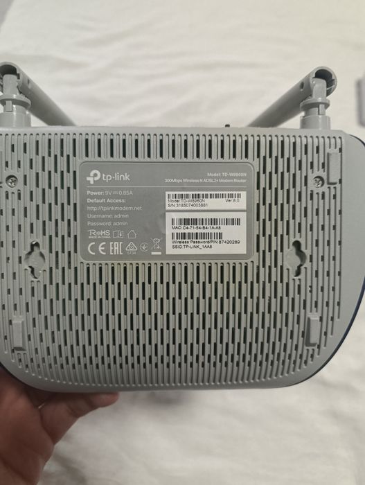 Tp link wi-fi router modem