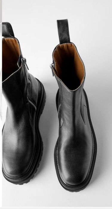 Продам сапоги Zara(кожа)