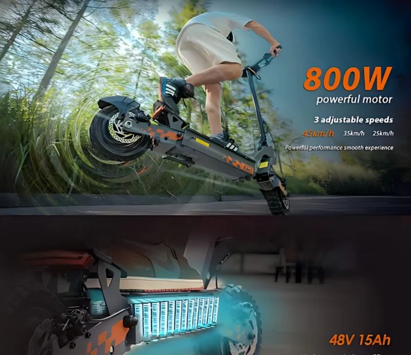 Trotinetă electrică KuKirin G2 – Nouă – 15.6Ah – Autonomie 50-55 km