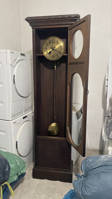Ceas pendulă de podea Germania 2 metri – mecanic – lemn masiv – vintage
