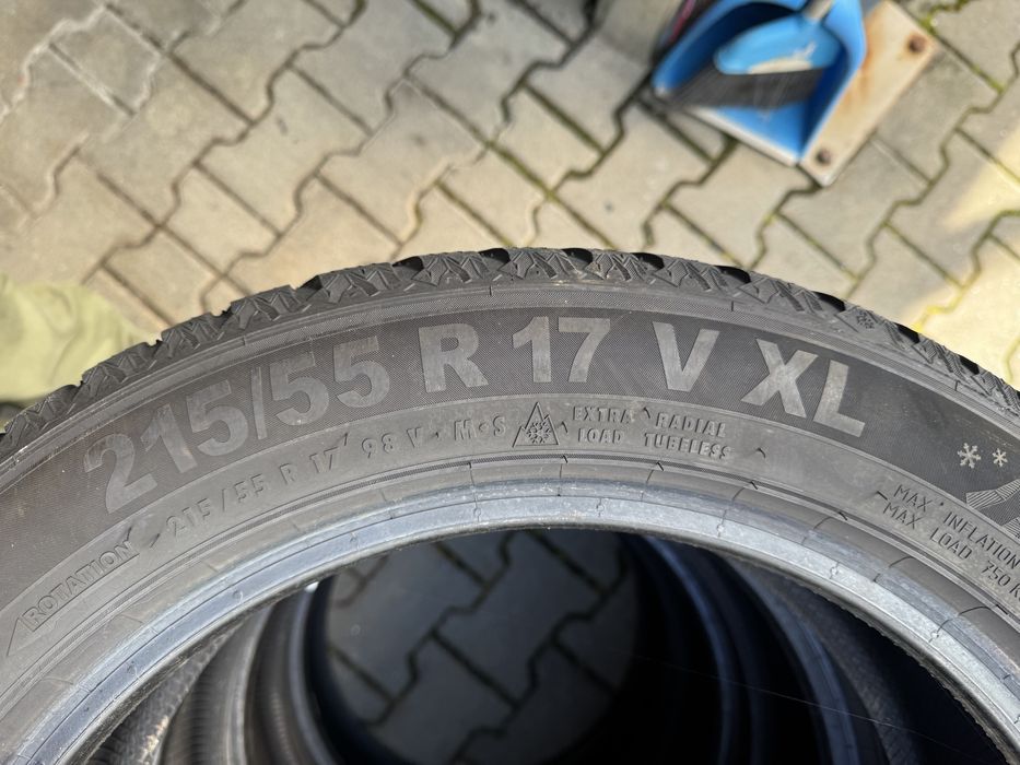 4 бр Зимни гуми Semperit 215/55/17 DOT4324