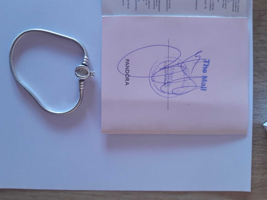 Гривна PANDORA, оригинална сребърна