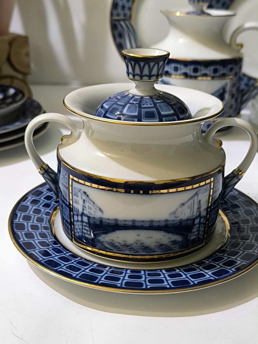 Руски порцелан сервиз за чай ИФЗ