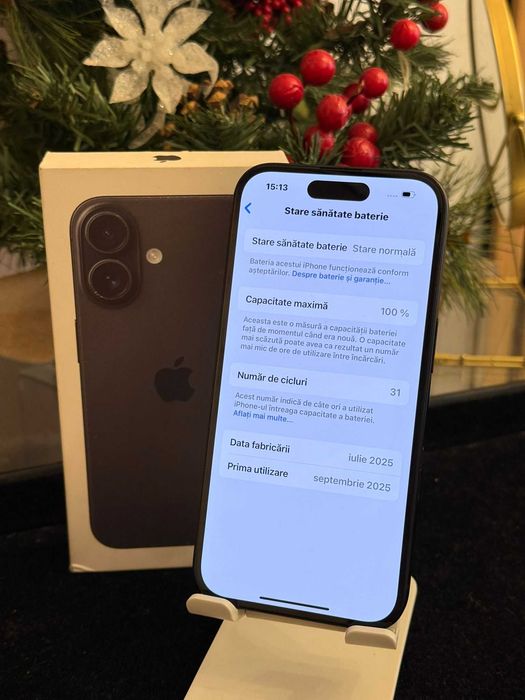 Iphone 16 de 128Gb/100% baterie/IMPECABIL!!!