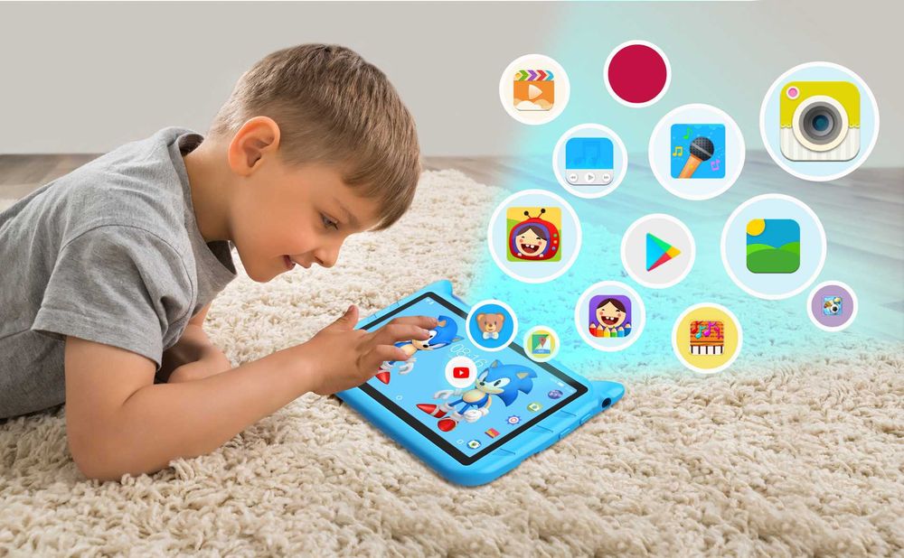 Tableta Educationala pentru Copii,7 Inch,Sonic,2 GB RAM, 32GB ROM