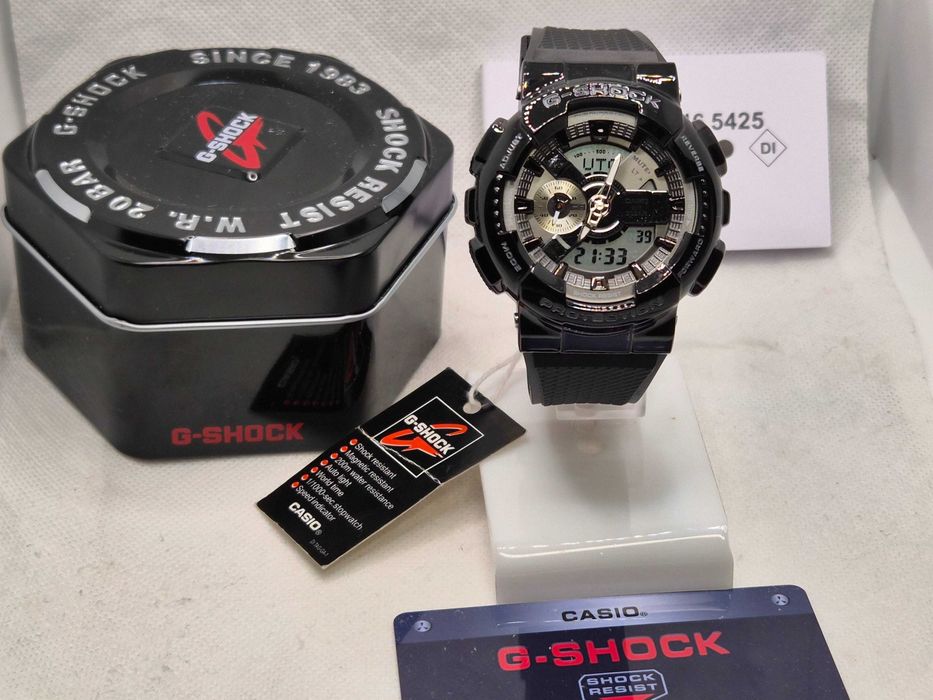 Ceas SPORT Casio g shock gm110 metal ,Black NOU , Garantie 2 ani