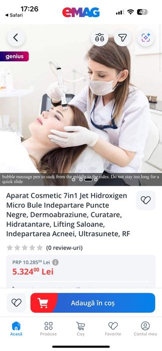Aparat cosmetic 7 în 1