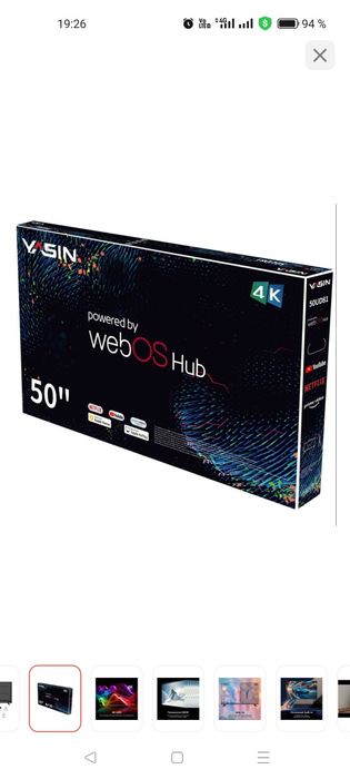 Телевизор 4К Yasin