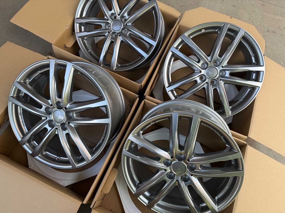 4 бр. чисто нови алуминиеви джанти Rial 19'' 5x112 , централен отвор 66.5 , ET57, 8J