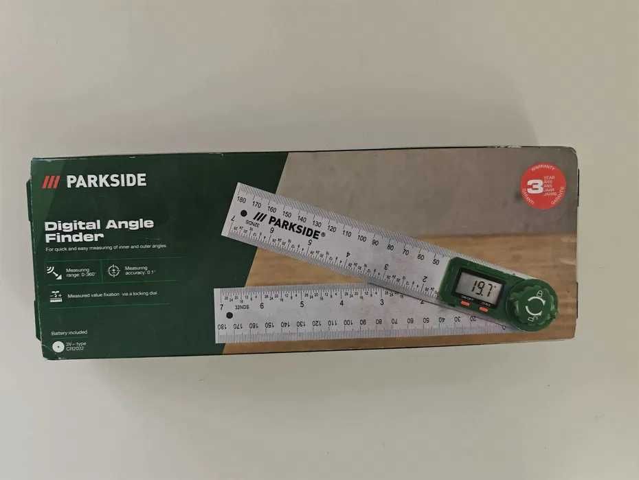 Raportor digital Parkside măsurare unghi interior exterior