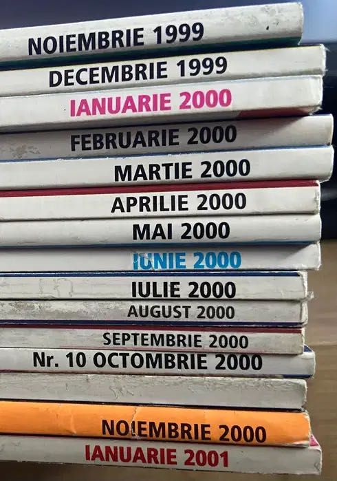 Colectie reviste Playboy Romania noiembrie 1999 - ianuarie 2001