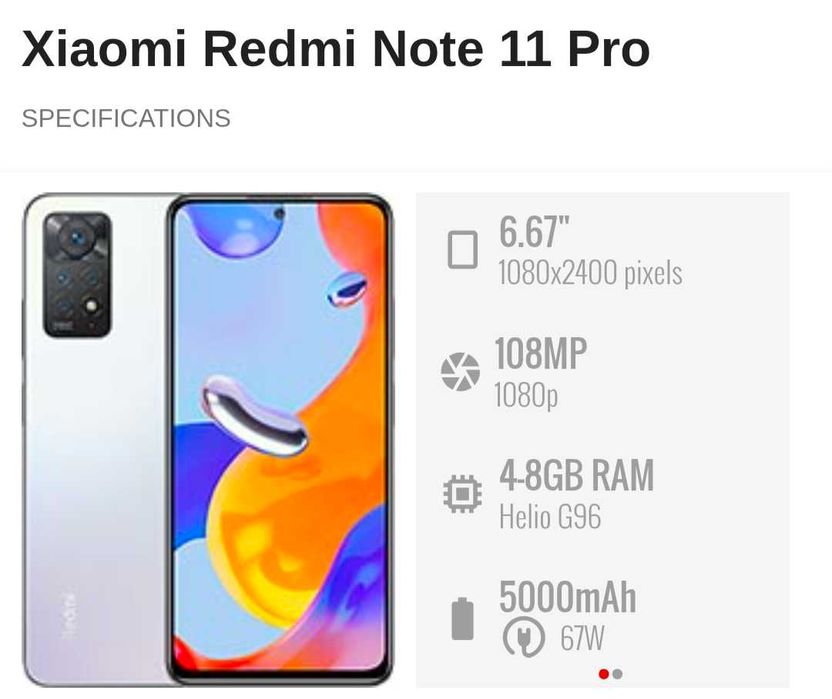 Redmi Note 11 Pro 8/128