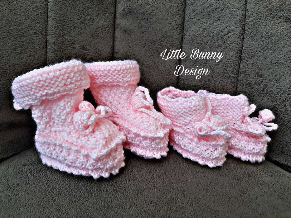 Ръчно плетени шушони/бебешки терлички