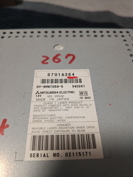 CD/Changer Outlander 2011