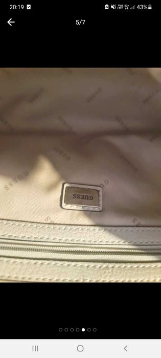 Оригинална чанта носена само  веднъж на марка guess