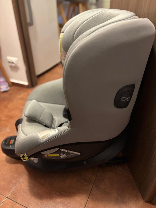 Scaun auto Joie I-SPIN 360° E GRAY FLANNEL, 61 - 105 CM, TESTAT ADAC