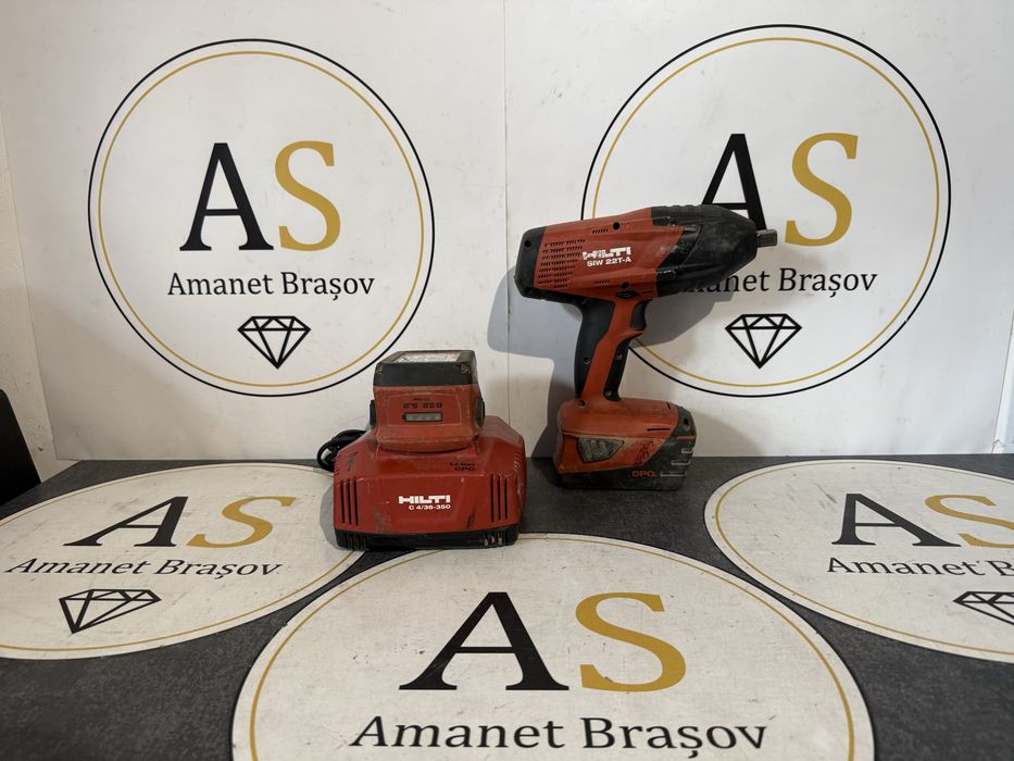 Pistol impact 1/2 Hilti SiW 22T-A 5.2Ah 450Nm