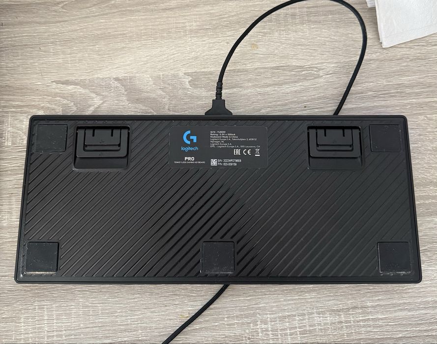 Tastatura Logitech G Pro RGB lighting GX blue switch black