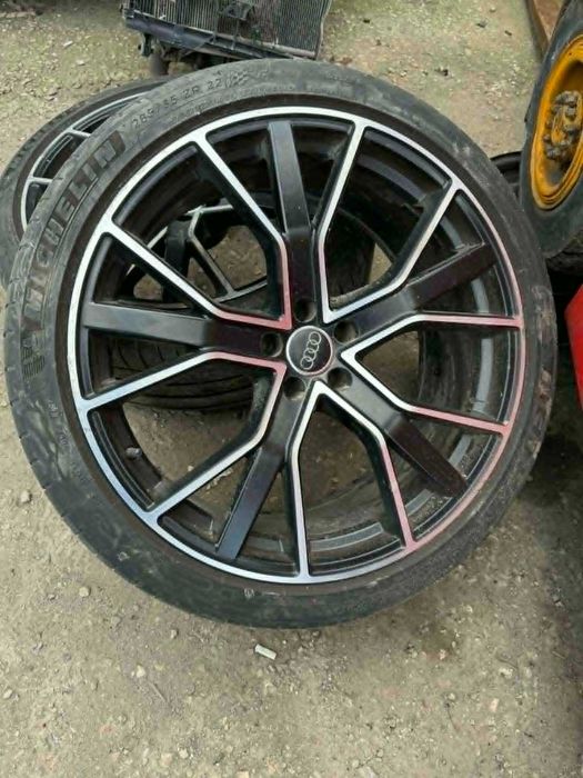 гуми с джанти audi q7 4m audi sq7 a8 285/35 zr22 michelin pilot sport