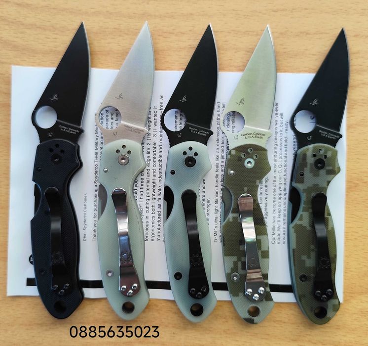 Spyderco Paramilitary 3 C223