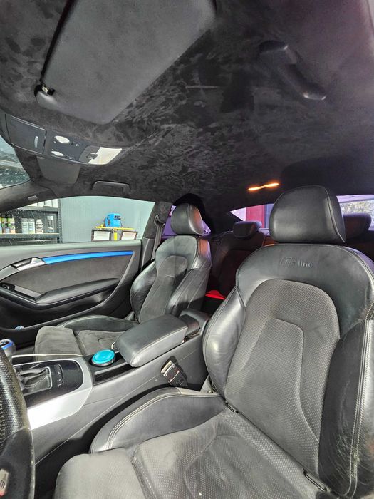 Material textil/alcantara retapitare Audi + kit plafon instelat
