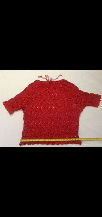 Блуза изплетена на една кука