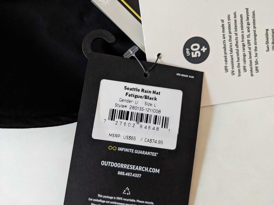 Outdoor Research GTX Gore Tex чисто нова шапка разм L с етикет от Сащ